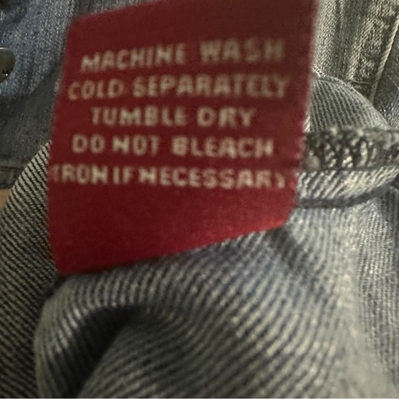 Wax Jeans Blue Denim Jacket Size L - Picture 5 of 5